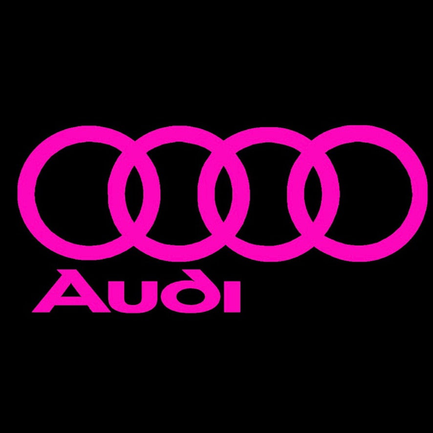 AUDI LOGO PROJECTOT LIGHTS Nr.06 (quantità 1 = 2 Logo Film /2 porta luci)
