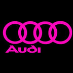 AUDI LOGO PROJECTOT LIGHTS Nr.06 (quantità 1 = 2 Logo Film /2 porta luci)