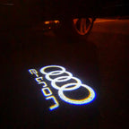AUDI LOGO PROJECTOT LIGHTS Nr.16 (quantité 1 = 2 Logo Films / 2 feux de porte）