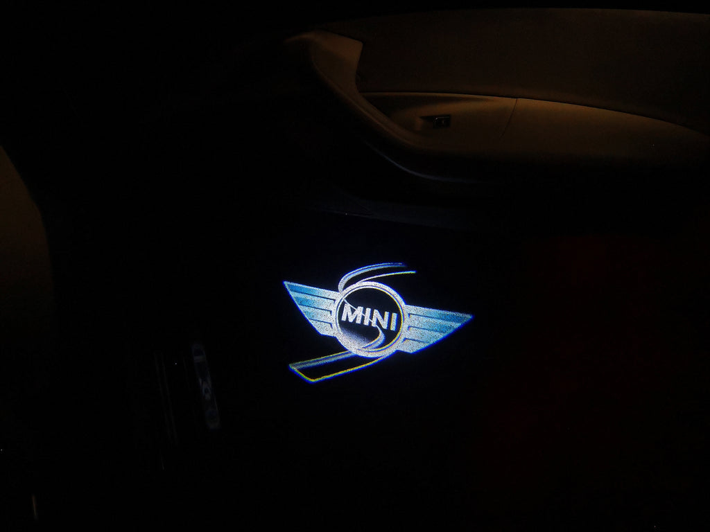 MINI S LOGO PROJECROTR LIGHTS Nr.52 (quantità 1 = 2 Logo Film / 2 luci porta)