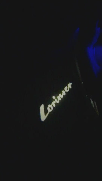 LORINSER LOGO PROJECTOT LIGHTS Nr.1334(quantity 1 = 2 Logo Films /2 door lights）