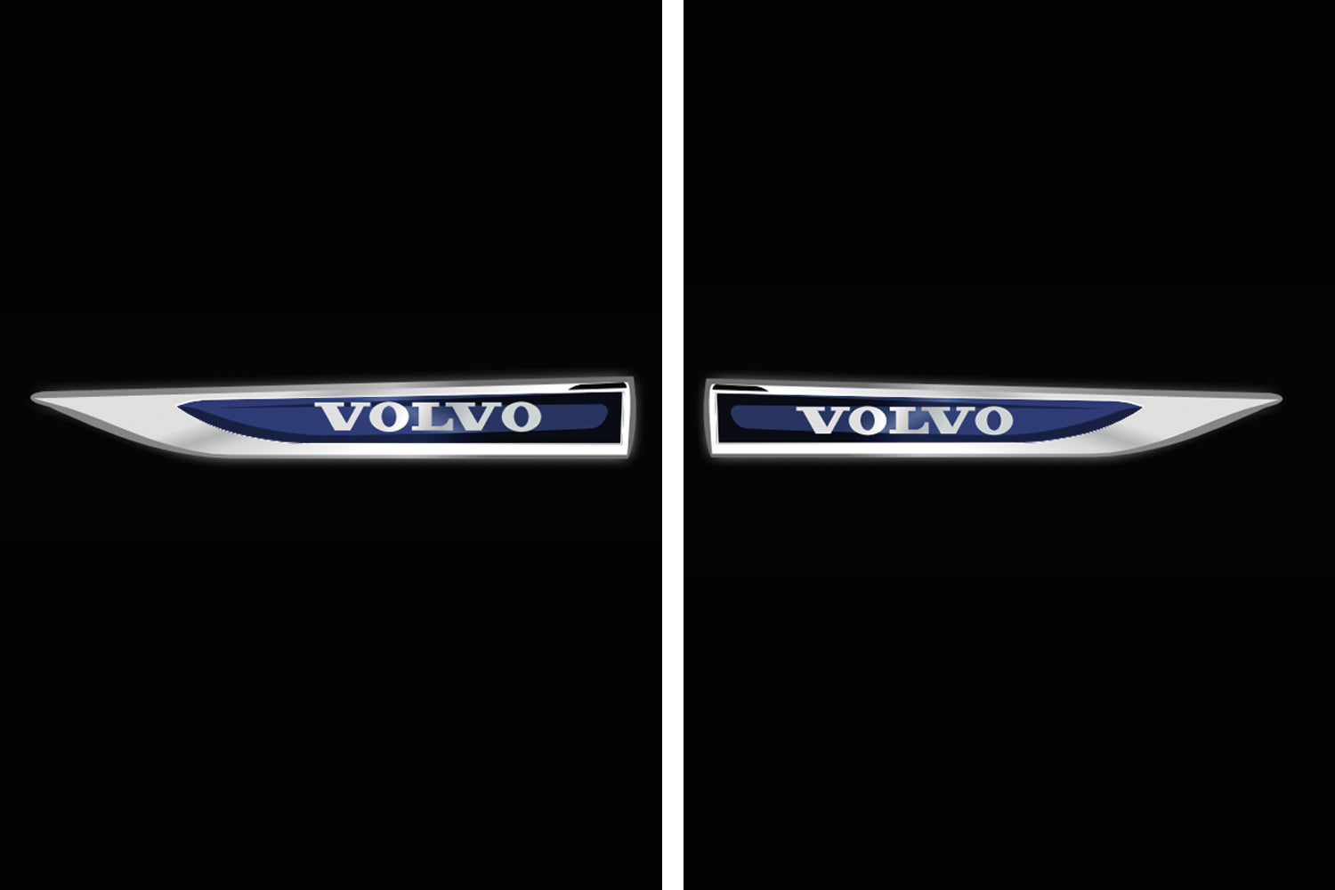 Volvo LOGO PROJECROTR LIGHTS Nr.139 (cantidad 1 = 2 logo película / 2 luces de puerta)