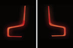 Volvo LOGO PROJECTOR LIGHTS Nr.138 (Menge 1 = 2 Logo Film / 2 Türlichter)