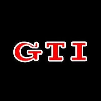 Volkswagen door LAMP GTI logo No. 29 (Number 1 = 2 logotipos Film / 2 door LAMP)