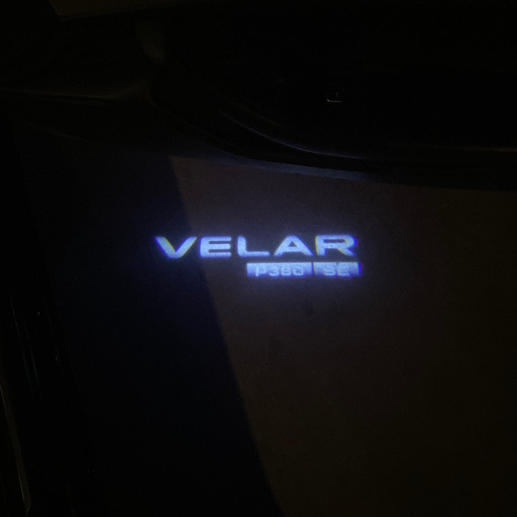 LUCES DE PROYECTOR CON LOGO Land Rover Nr.04 (cantidad 1 = 1 juegos / 2 luces de puerta)