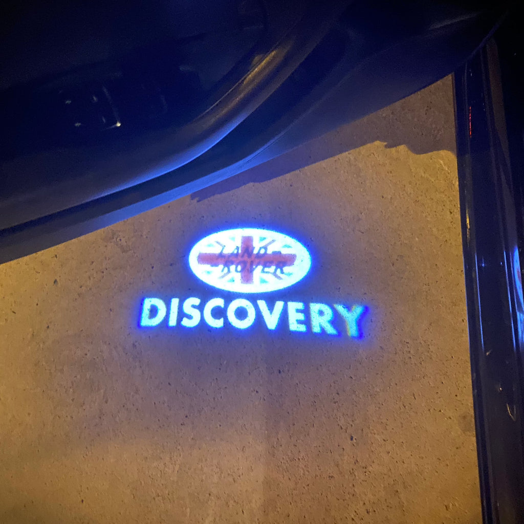 Land Rover LOGO PROJEKTORLEUCHTEN Nr.04 (Anzahl 1 = 1 Sätze / 2 Türleuchten)