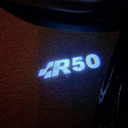 Volkswagen R50 Luces de puerta Logo Nr. 141 (cantidad 1 = 2 logotipos película / 2 luces de puerta)
