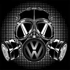 Volkswagen GAS MASK Lampes de porte Nr. 11 (quantité 1 = 2 Logo Films /2 feux de porte)