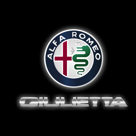ألفا روميو GIULIETTA LOGO PROJECTOT أضواء Nr.86 (كمية 1 = 2 شعار فيلم / 2 أضواء الباب)