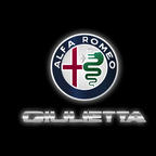 ألفا روميو GIULIETTA LOGO PROJECTOT أضواء Nr.86 (كمية 1 = 2 شعار فيلم / 2 أضواء الباب)