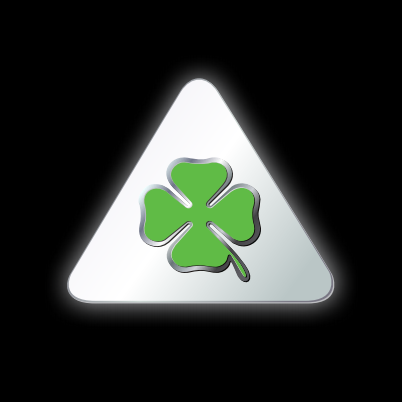 ألفا روميو Quadrifoglio الأخضر LOGO PROJECTOT أضواء No.28 (كمية 1 = 2 شعار الفيلم / 2 من قبل أضواء)