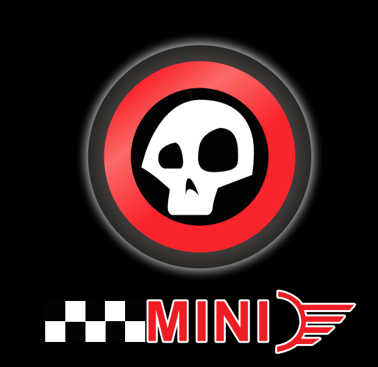 MINI LOGO PROJECROTR LIGHTS Nr.11 (quantité 1 = 2 Logo Film / 2 feux de porte)