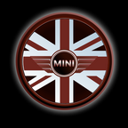 MINI LOGO PROJECTOR LIGHTS Nr.03 (Menge 1 = 2 Logo Film / 2 Türlichter)