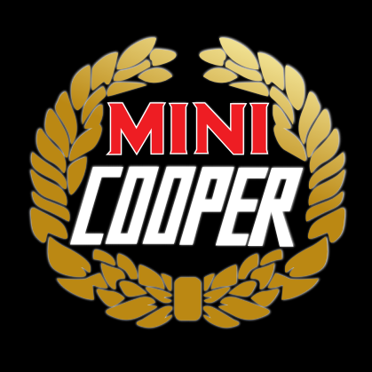 MINI COOPER LOGO PROJECROTR LIGHTS Nr.34 (quantité 1 = 2 Logo Film / 2 feux de porte)