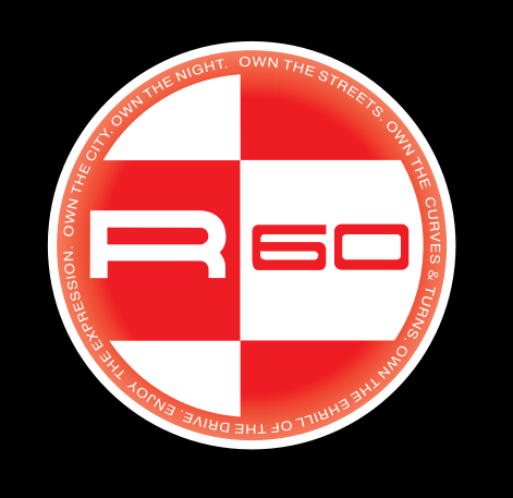 MINI R 60 LOGO PROJECROTR LIGHTS Nr.155 (Menge 1 = 2 Logo Film / 2 Türleuchten)