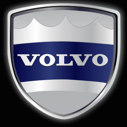 Volvo LOGO PROJECROTR LIGHTS Nr.58 (cantidad 1 = 2 logo película / 2 luces de puerta)