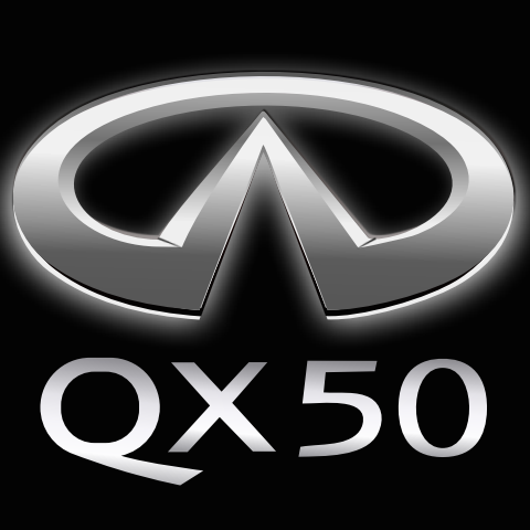 INFINTI QX50 LOGO PROJECROTR LIGHTS Nr.73 (Menge 1 = 1 Sets/2 Türleuchten)